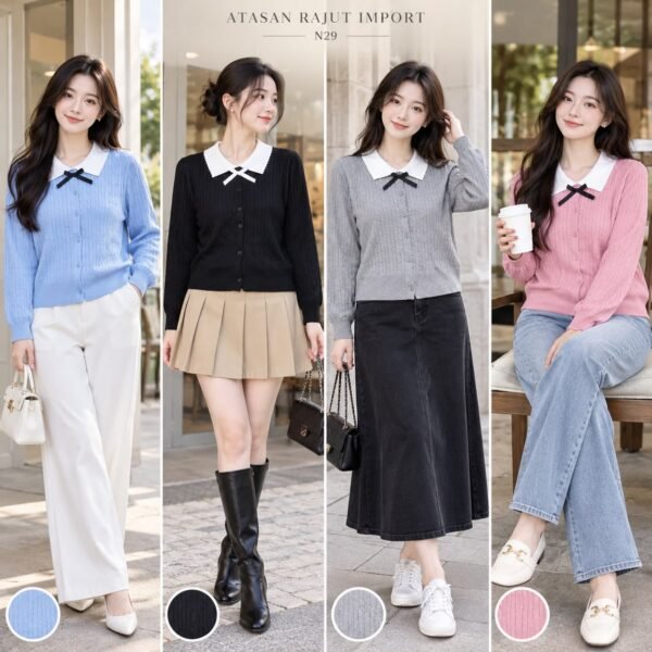 atasan rajut import / N29