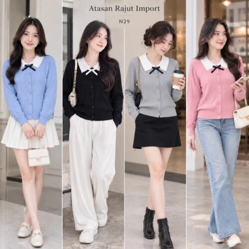 atasan rajut import / N29