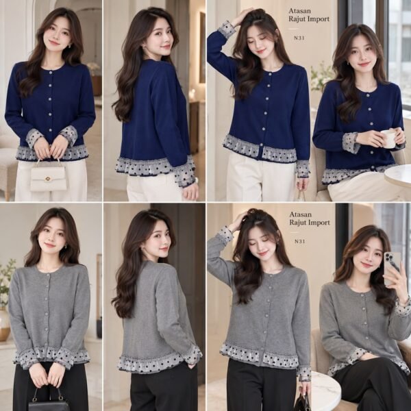 atasan rajut import /N31