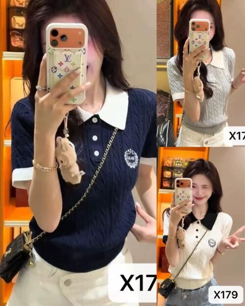 atasan rajut import / X179