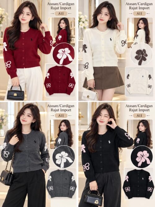 atasan rajut/cardigan import