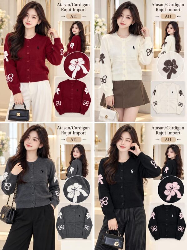 atasan rajut/cardigan import