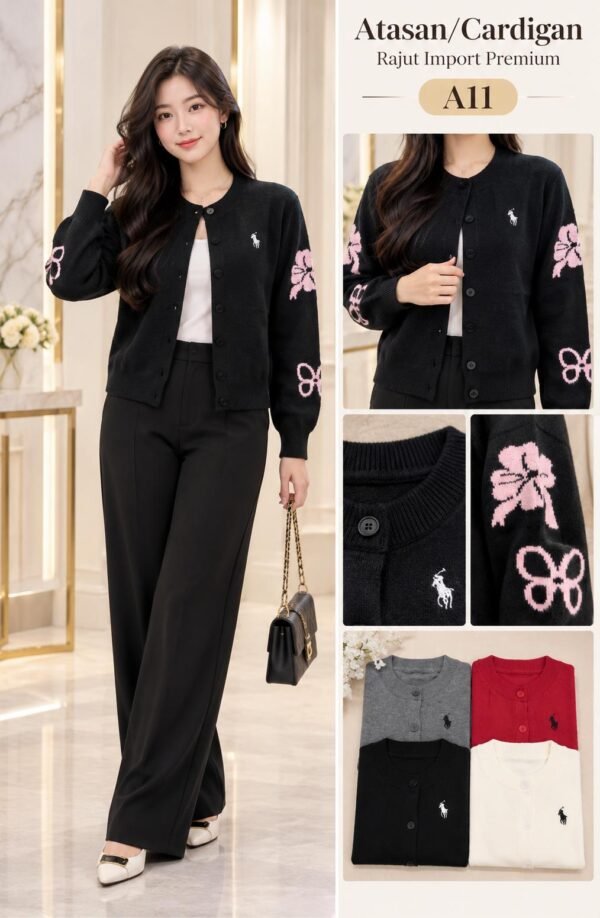 atasan rajut/cardigan import