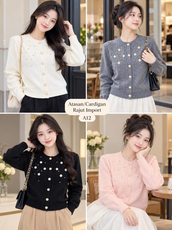 atasan rajut/cardigan import