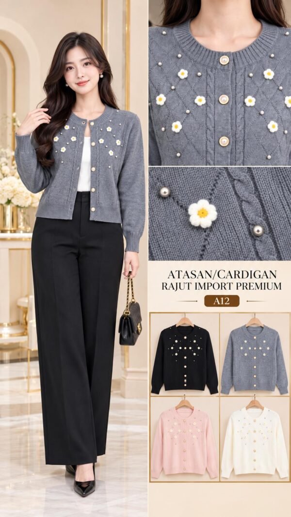 atasan rajut/cardigan import