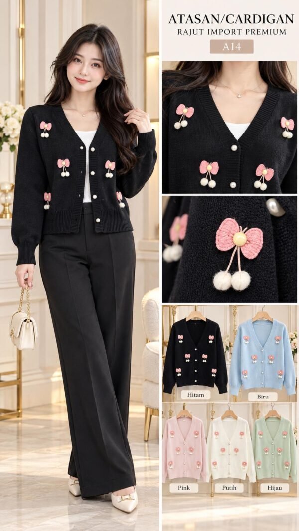 atasan rajut/cardigan import