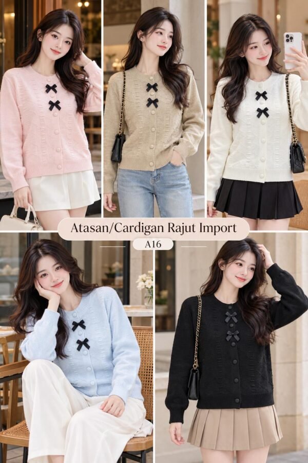atasan rajut/cardigan import