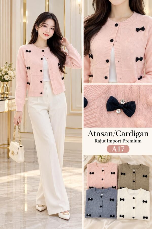 A17 atasan rajut/cardigan import