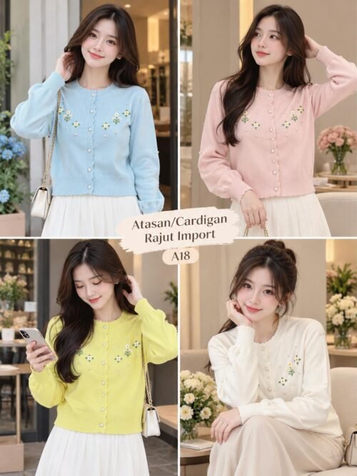 atasan rajut/cardigan import