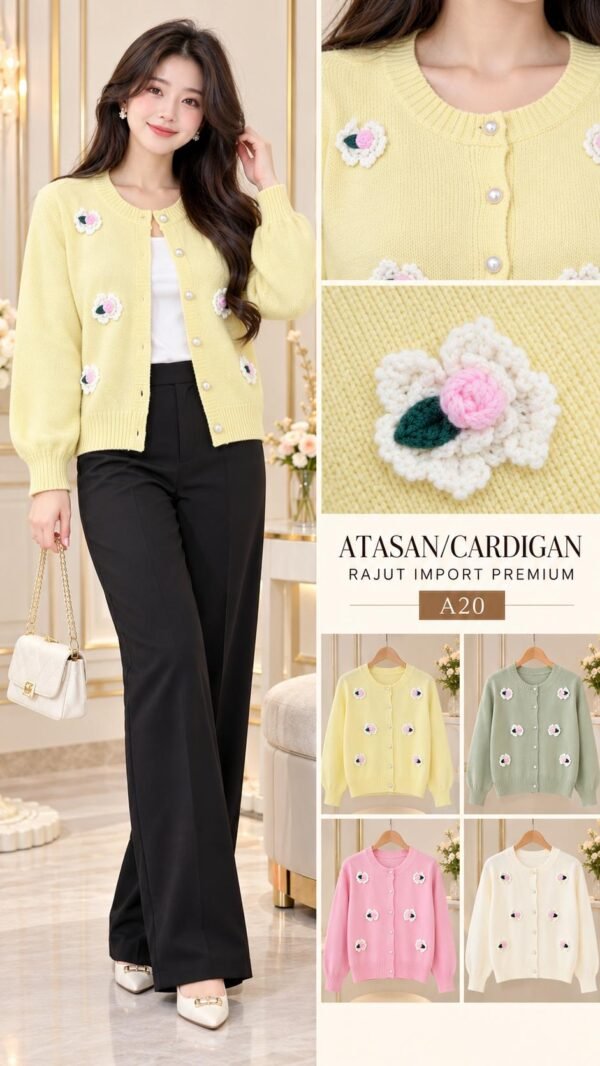 atasan rajut/cardigan import