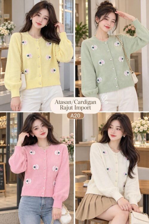 atasan rajut/cardigan import