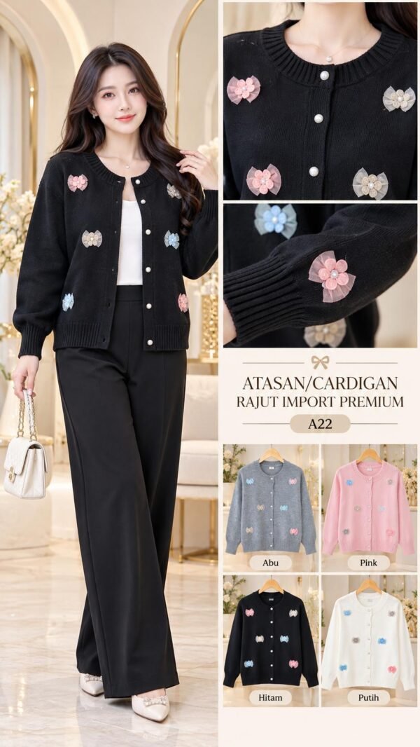atasan rajut/cardigan import