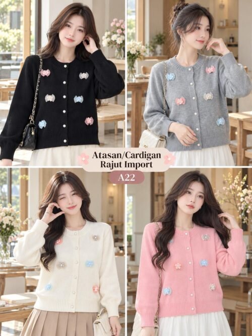 atasan rajut/cardigan import