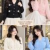 A26 atasan rajut/cardigan import