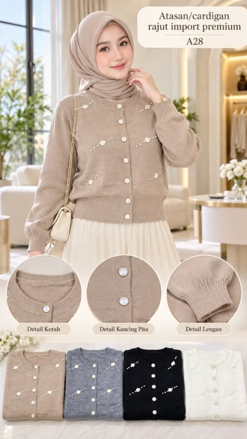 atasan rajut/cardigan import