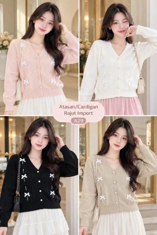 atasan rajut/cardigan import