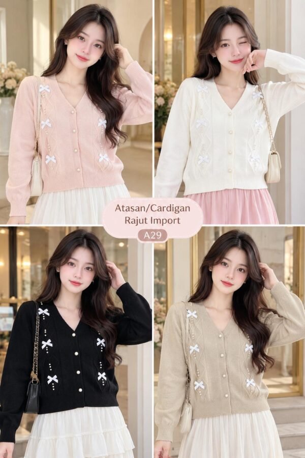 atasan rajut/cardigan import
