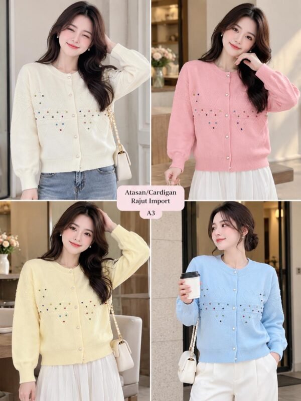 atasan rajut/cardigan import