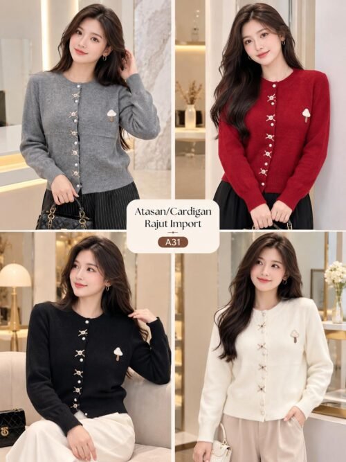 atasan rajut/cardigan import