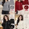 A31C atasan rajut/cardigan import