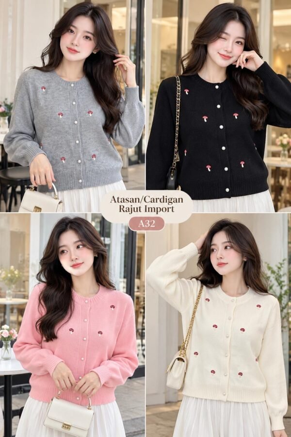 atasan rajut/cardigan import