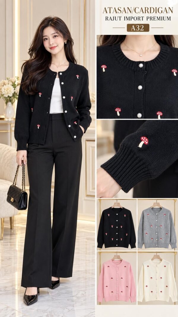 atasan rajut/cardigan import