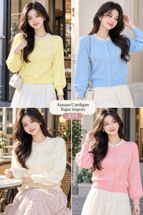atasan rajut/cardigan import