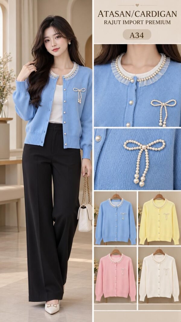 atasan rajut/cardigan import