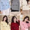 A35 atasan rajut/cardigan import