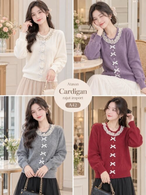 atasan rajut/cardigan import