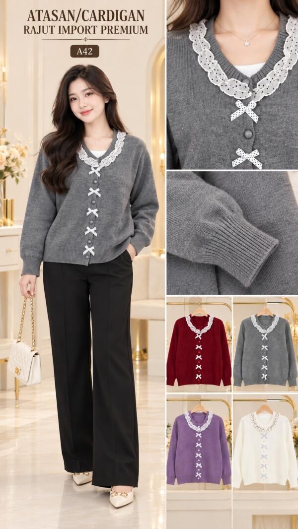 atasan rajut/cardigan import