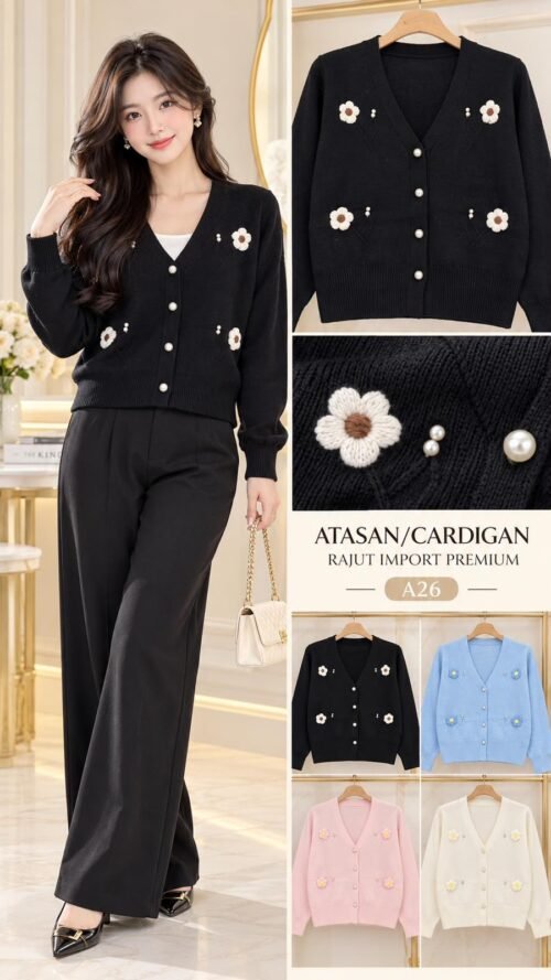 atasan rajut/cardigan import