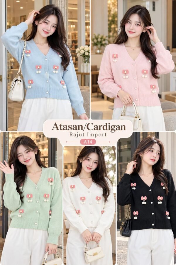 atasan rajut/cardigan import