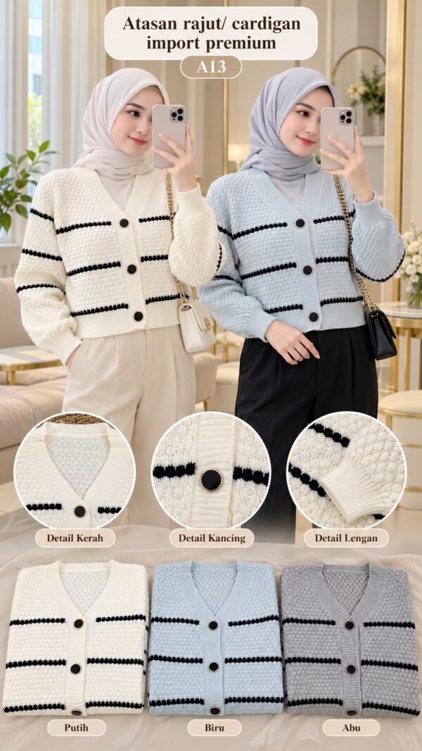 atasan rajut/cardigan import