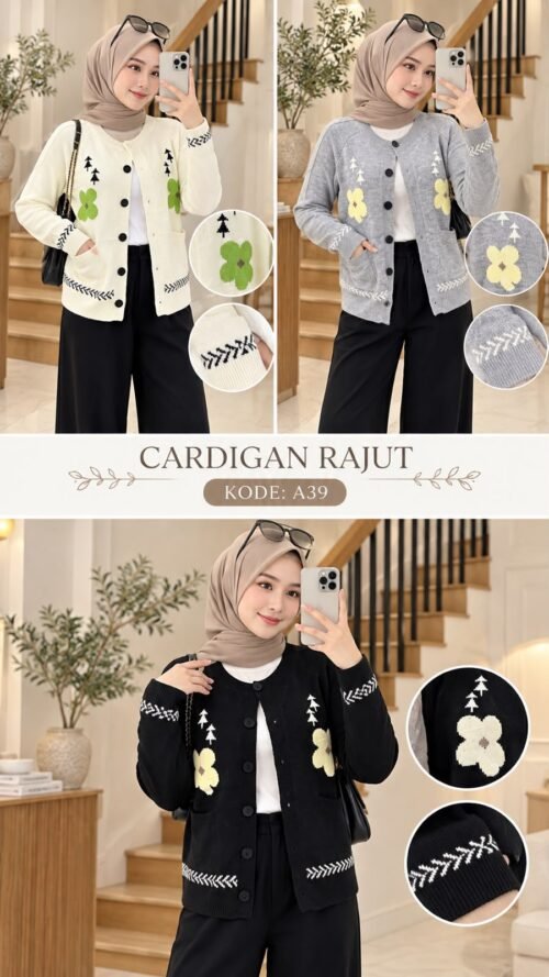 atasan rajut/cardigan import
