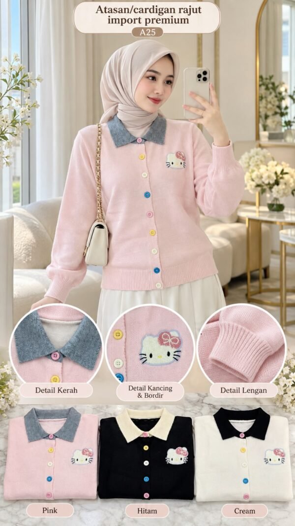 atasan rajut/cardigan import
