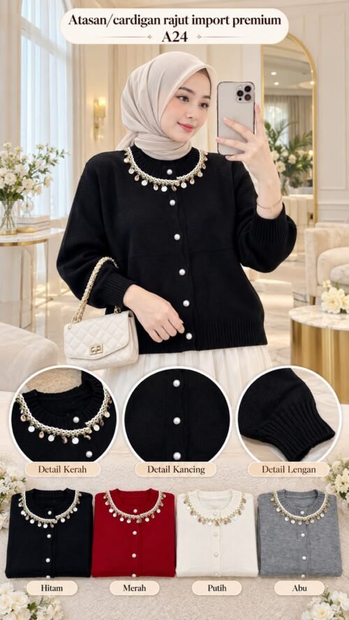 atasan rajut/cardigan import