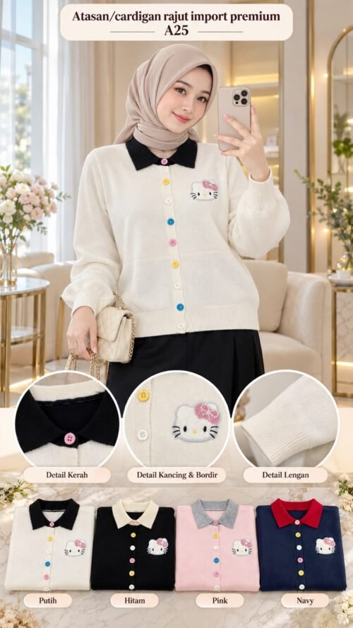 atasan rajut/cardigan import