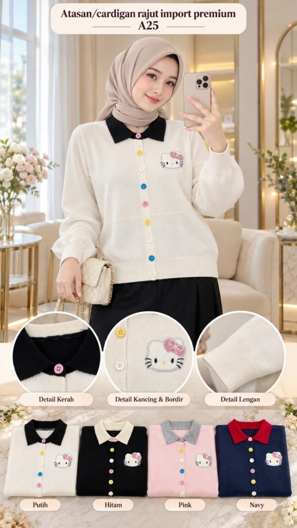 atasan rajut/cardigan import