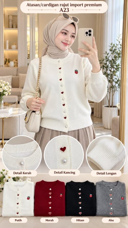 atasan rajut/cardigan import