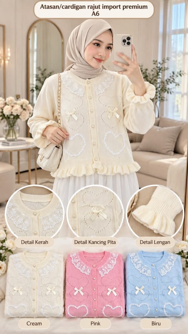 atasan rajut/cardigan import