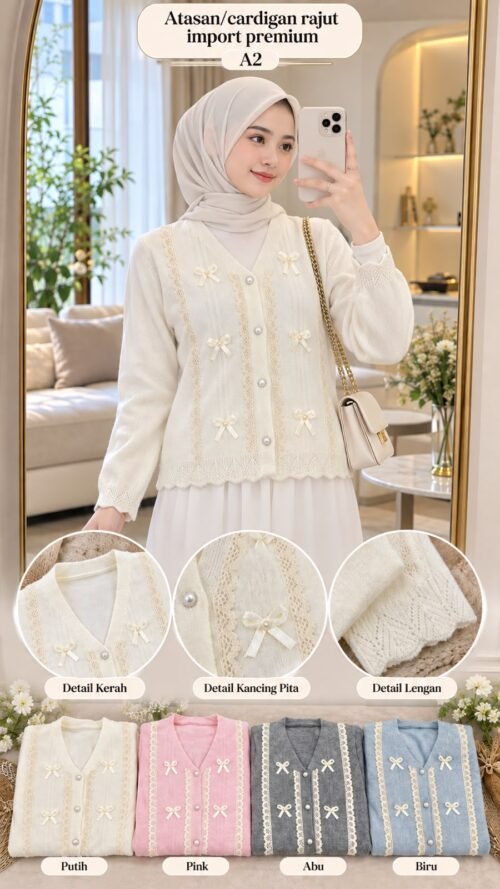 atasan rajut/cardigan import